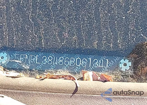 2006 Honda Odyssey Ex from USA, damaged, VIN 5FNRL38486B061341